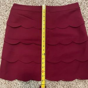Loft tiered skirt size 8
